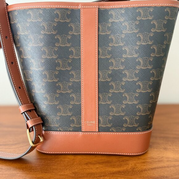 Celine Small Triomphe Bucket Bag - Picture 2 of 6
